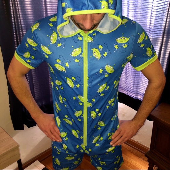 Disney Other - Disney Pixar’s Toy Story Alien Hooded Onesie